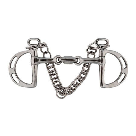 Jacks Imports Elliptical Link Uxeter Kimberwick Bit 5-1/2" 20149-5-1/2